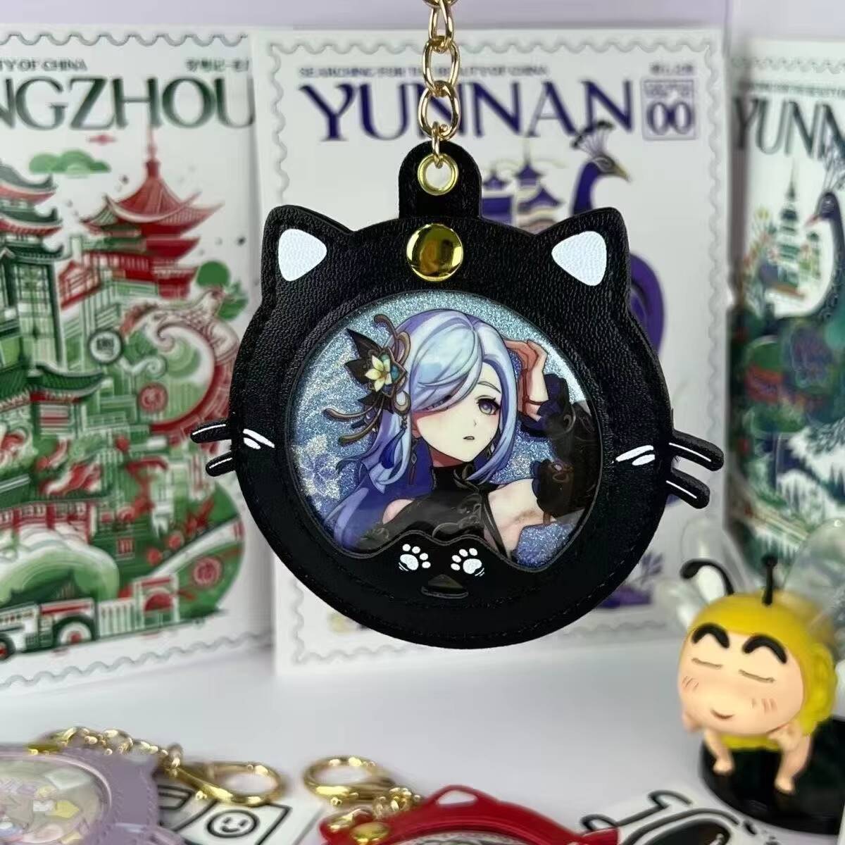 Anime Merchandise China - Lencana Bentuk Kucing Lucu, Pin Asli