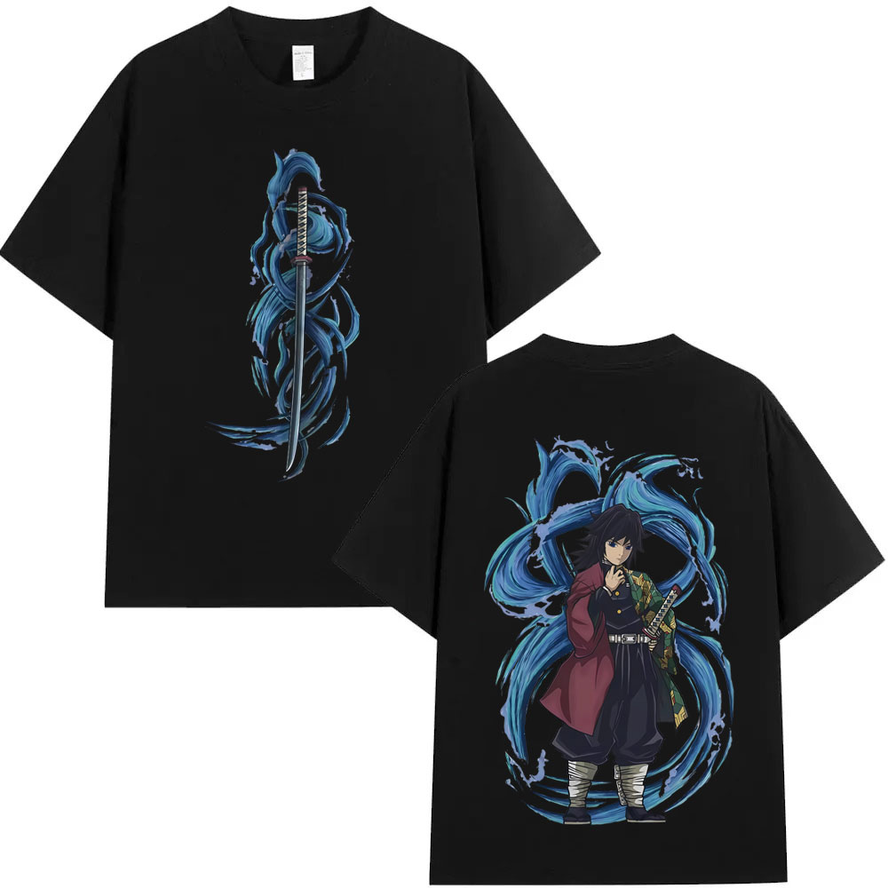Anime Merchandise Demon Slayer - Kaos Grafis Anime Demon Slayer Water