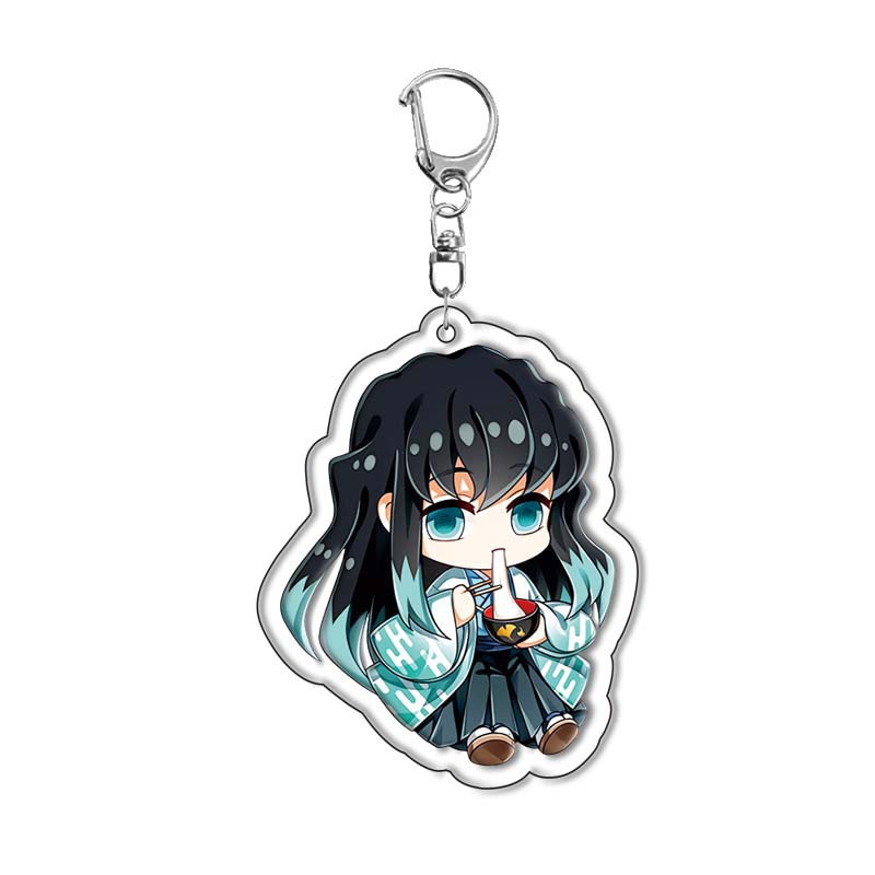 Anime Merchandise Demon Slayer - Gantungan Kunci Akrilik Demon Slayer Baru