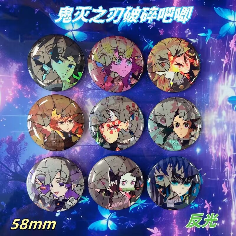 Anime Merchandise Demon Slayer - Pin Anime Demon Slayer Broken Badge,
