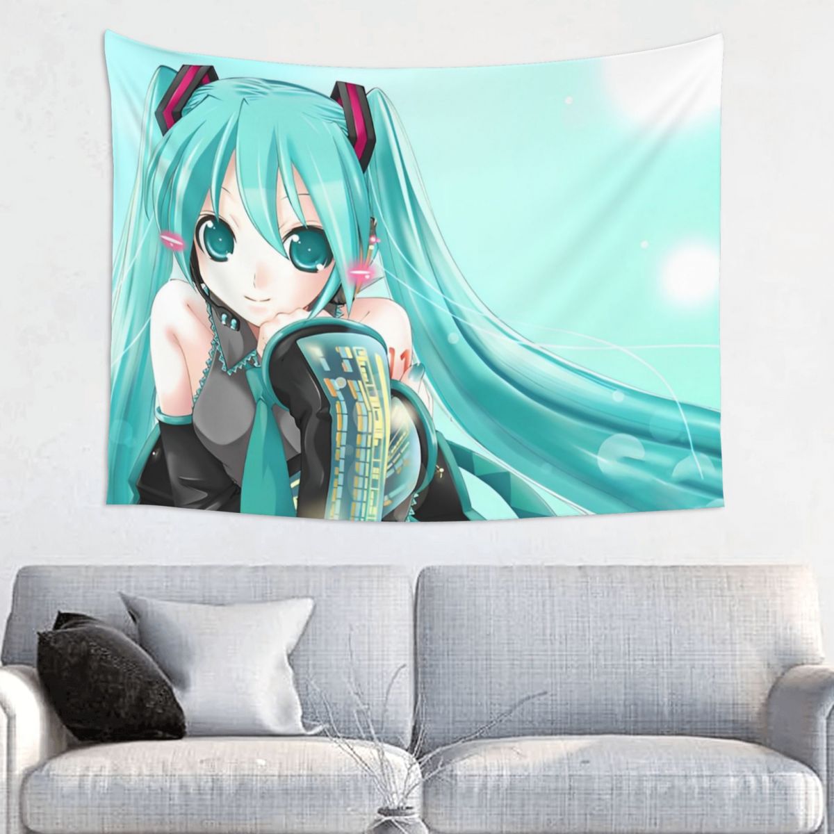 Wall Scroll Tapestry - Permadani Anime Hatsune Miku Permadani Seni