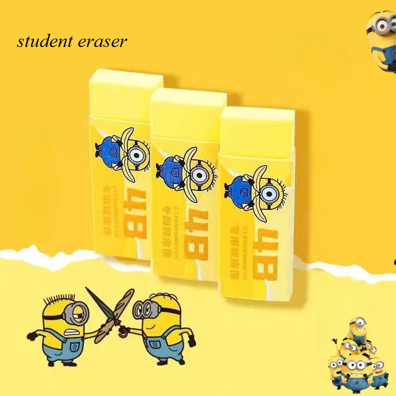 Erased Anime Merchandise - Penghapus pensil karakter Minion, anime kartun