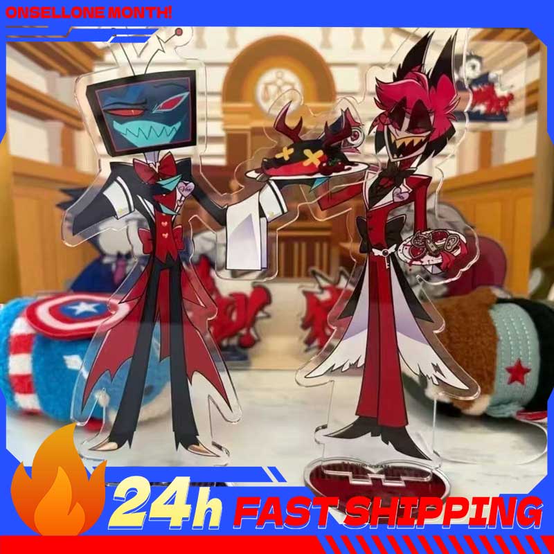 Given Anime Merchandise - 2pcs Aksesoris Anime Hazbin, Figur Alastor