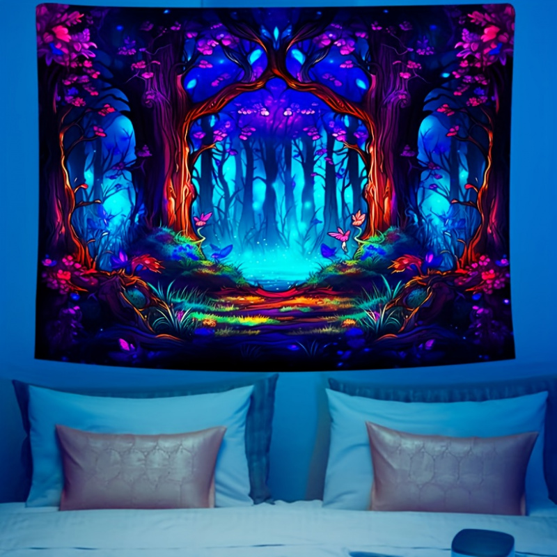 Wall Scroll Tapestry - VIKAMA Permadani Dinding Hutan Pohon Kehidupan