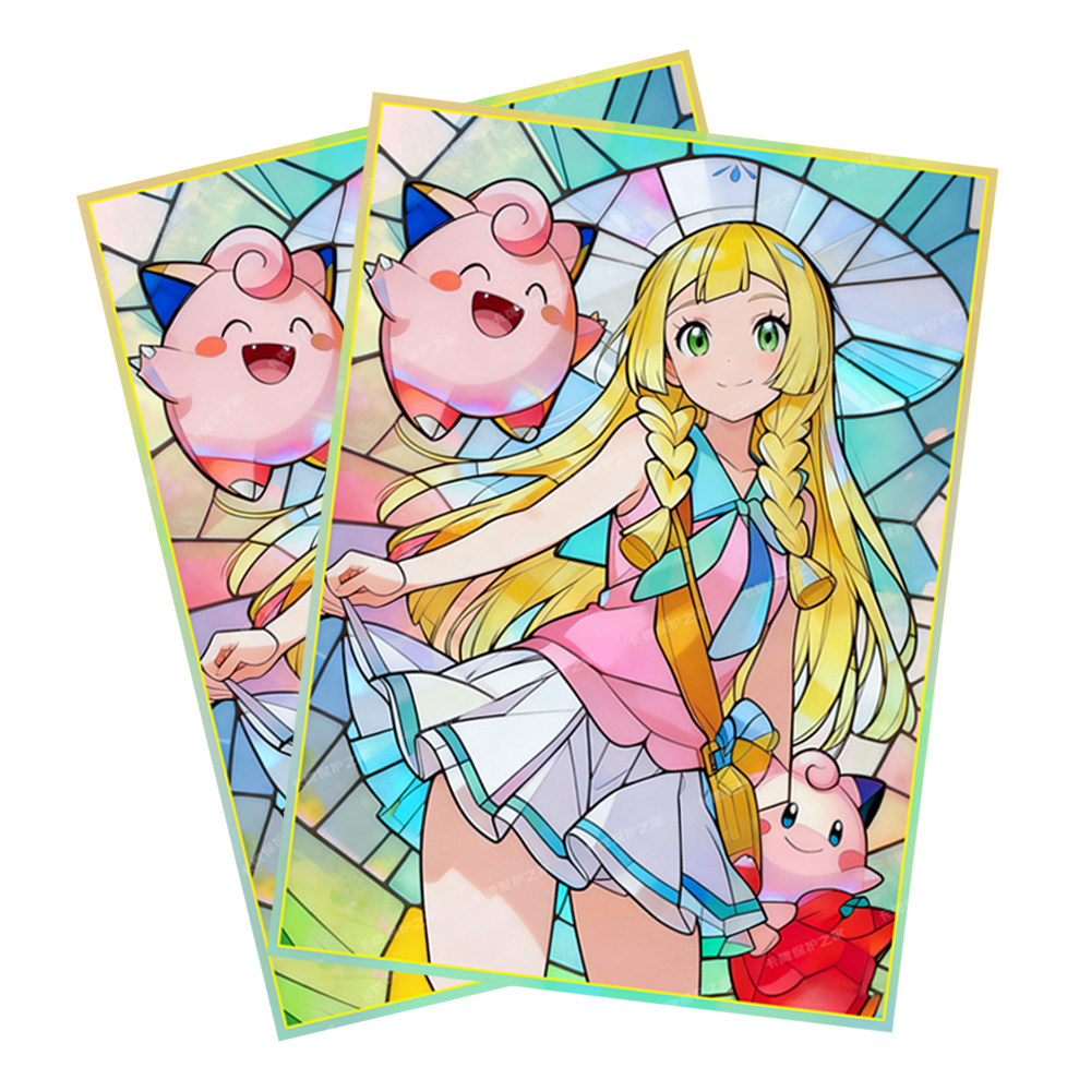 Collector Card Sleeve - 60 Buah Kartu Figur Anime Pokemon