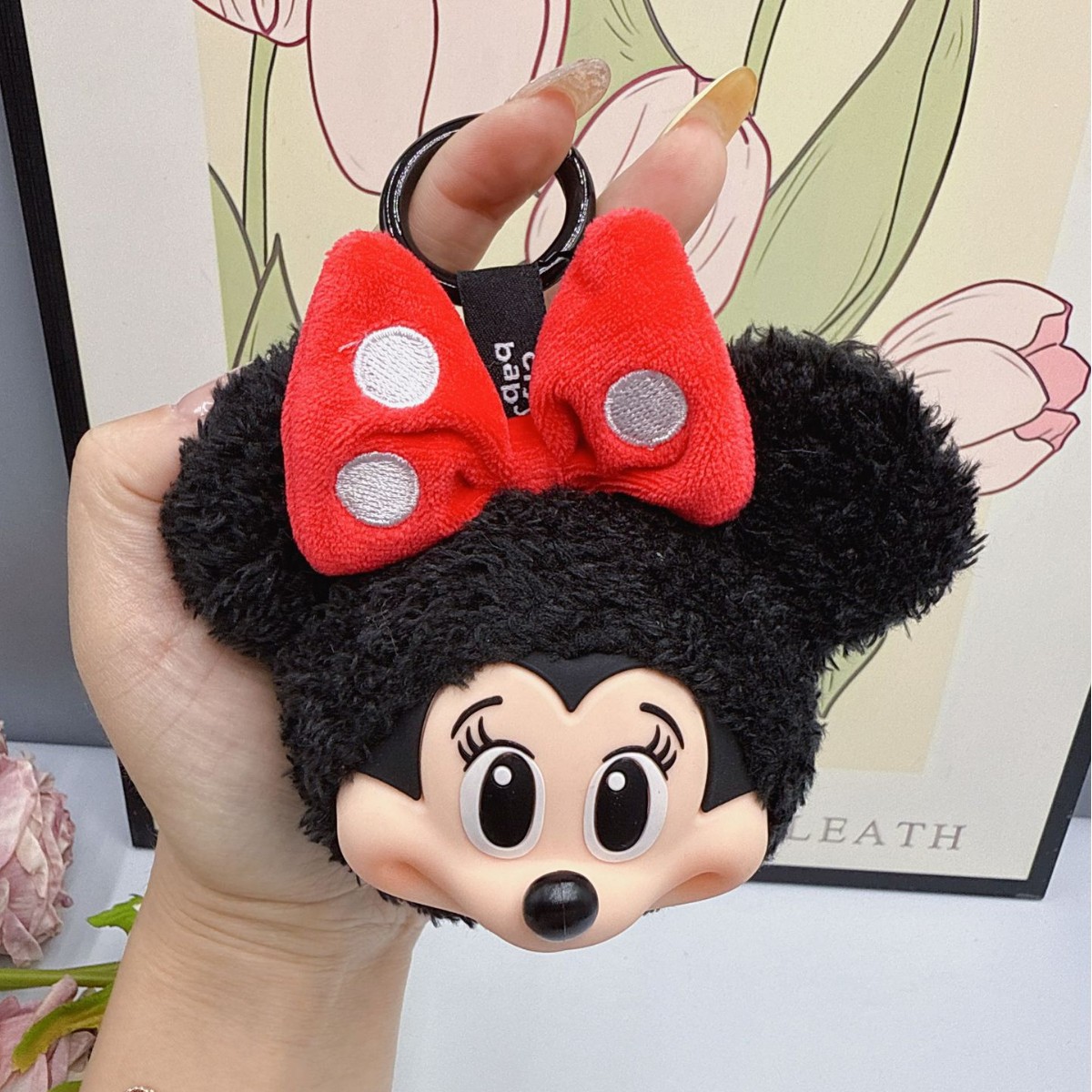 Cute Anime Merchandise - Gantungan Kunci Boneka Mickey Minnie Lucu