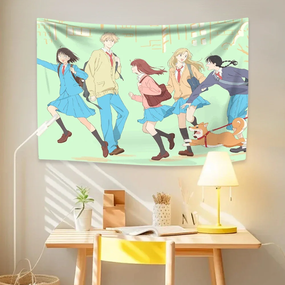 Wall Scroll Tapestry - Kartun Jepang Anime Skip And Loafers