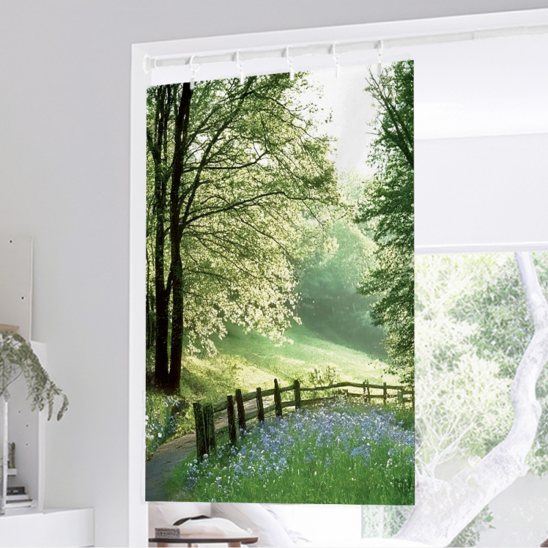 Wall Scroll Tapestry - Permadani dekorasi musim semi gaya bohemian