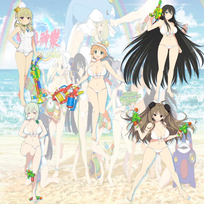 Anime Merchandise Dress - Senran Kagura Gantungan Kunci Akrilik Berbentuk