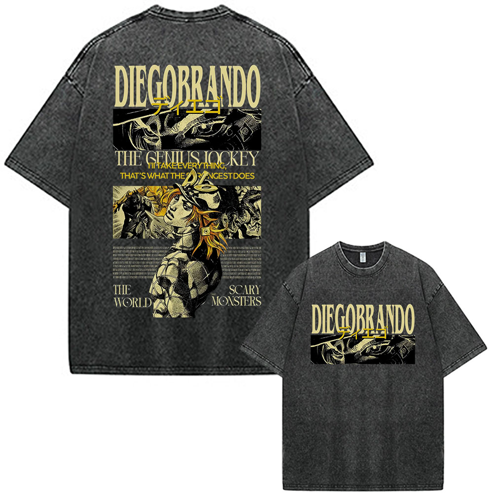 Jojo Anime Merchandise - Kaus Anime JoJo Bizarre Adventure Diego