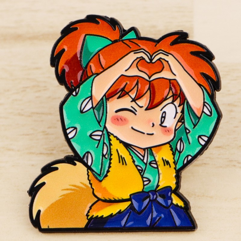 Pin Enamel Bentuk Hati Karakte - Cute Anime Merchandise ulasan dan harga