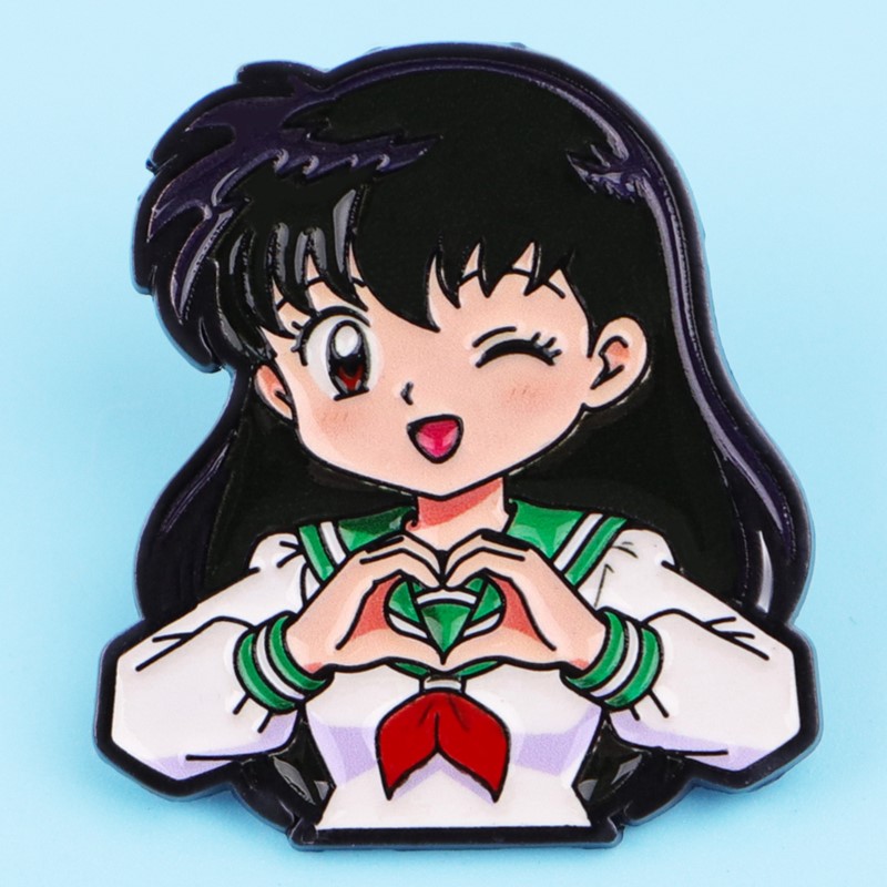 Pin Enamel Bentuk Hati Karakte - Cute Anime Merchandise ulasan dan harga