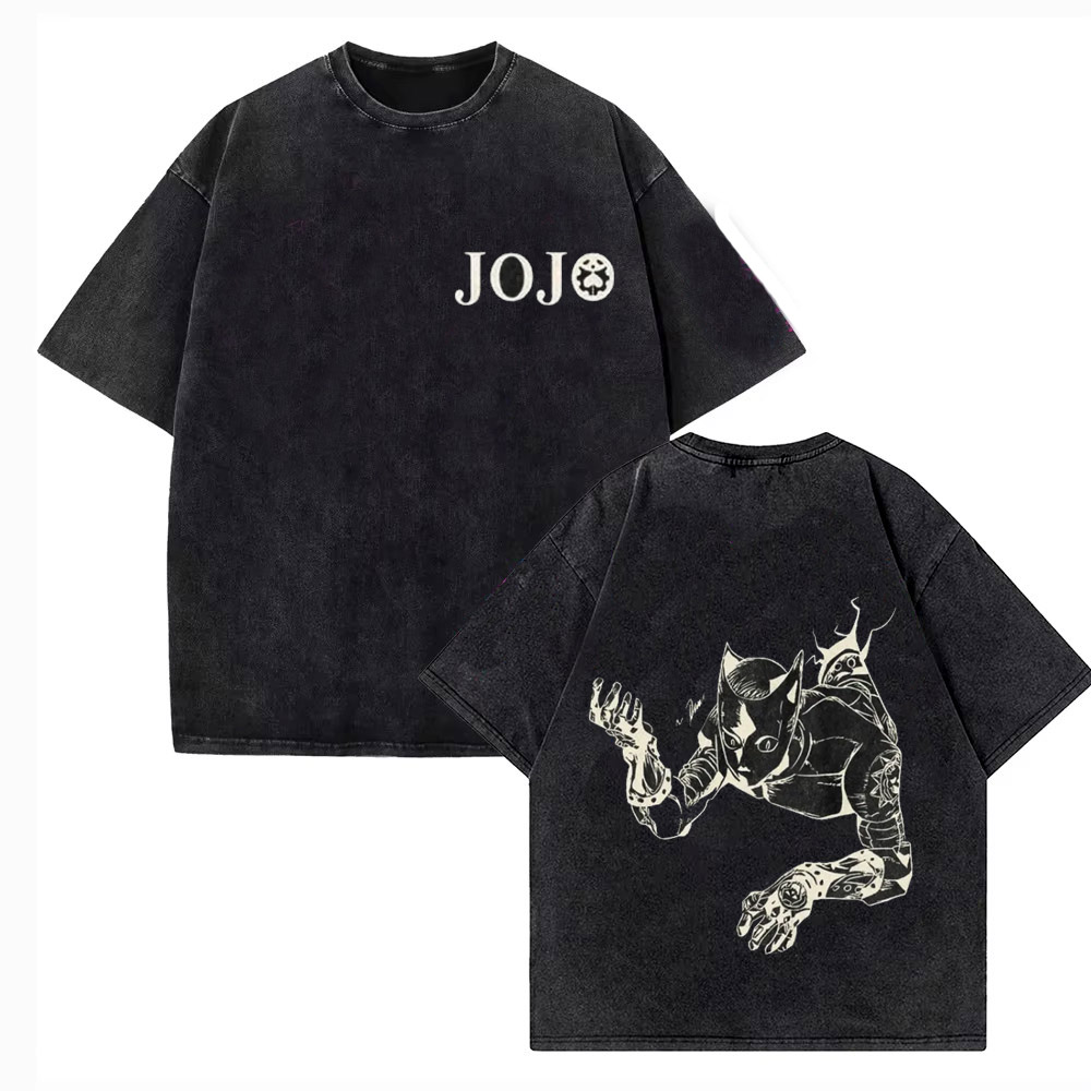 Kaus Vintage Washed Pria JoJo  - Jojo Anime Merchandise ulasan dan harga