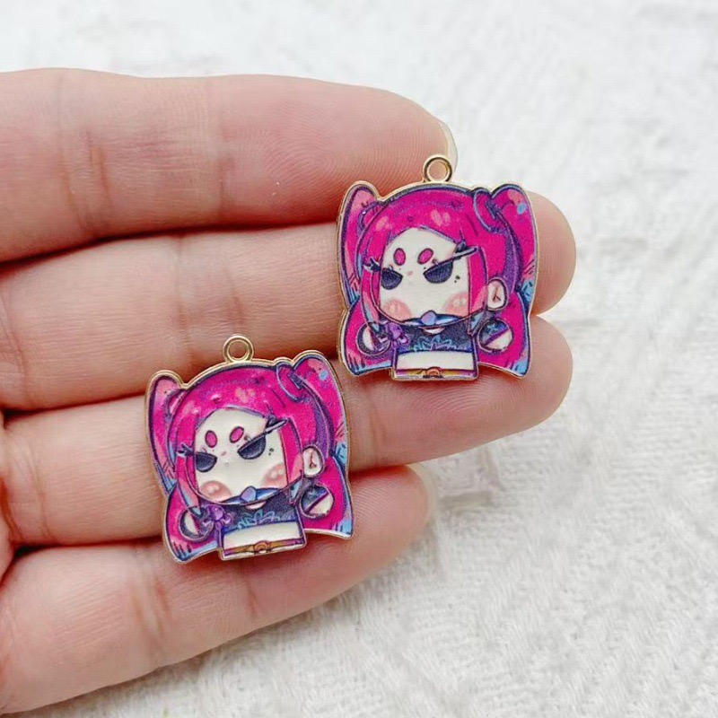 10 Buah Liontin Anime Kartun T - Anime Merchandise Accessories ulasan dan harga