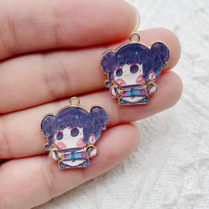 10 Buah Liontin Anime Kartun T - Anime Merchandise Accessories ulasan dan harga