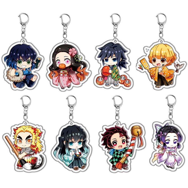 Gantungan Kunci Akrilik Demon  - Anime Merchandise Demon Slayer ulasan dan harga