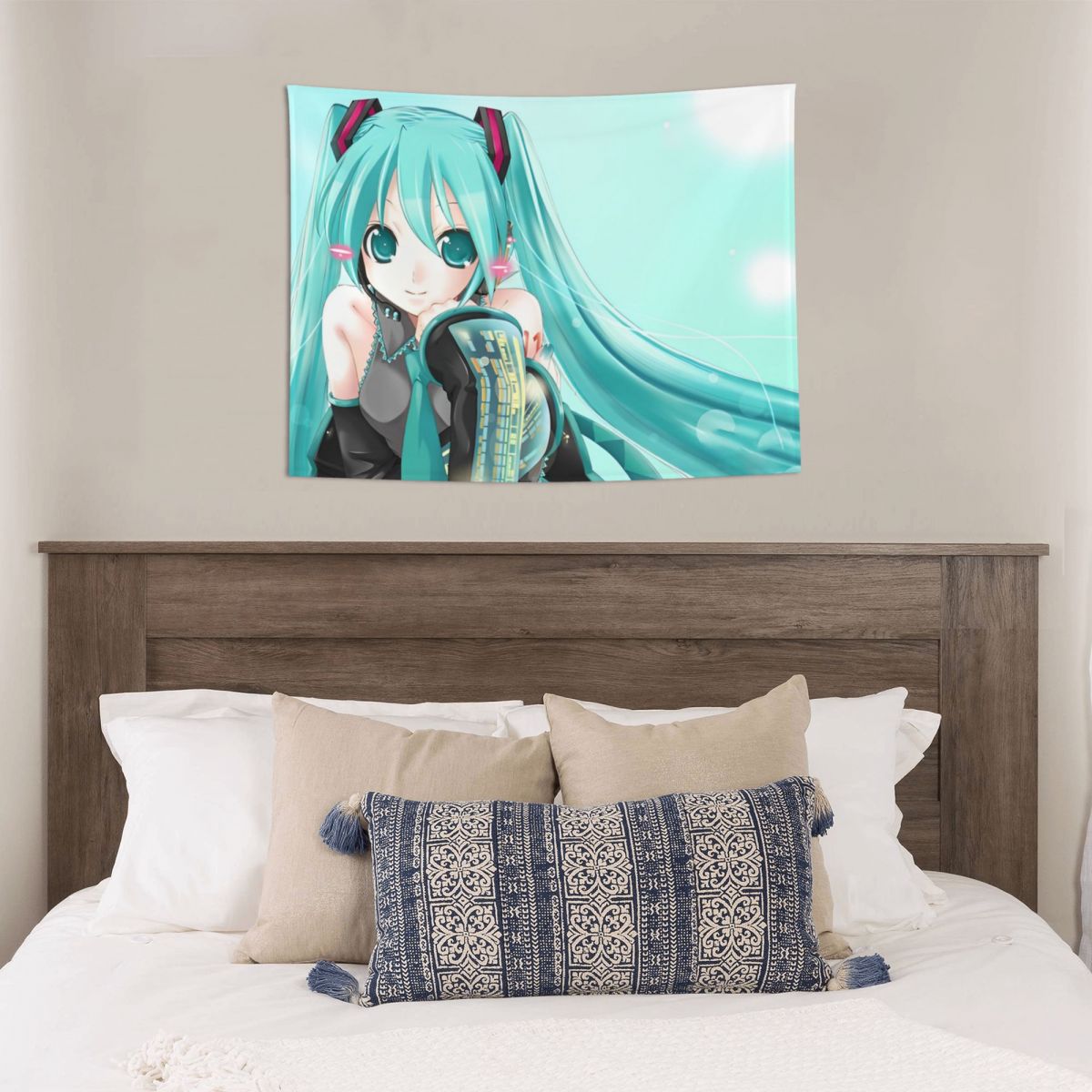 Permadani Anime Hatsune Miku P - Wall Scroll Tapestry ulasan dan harga