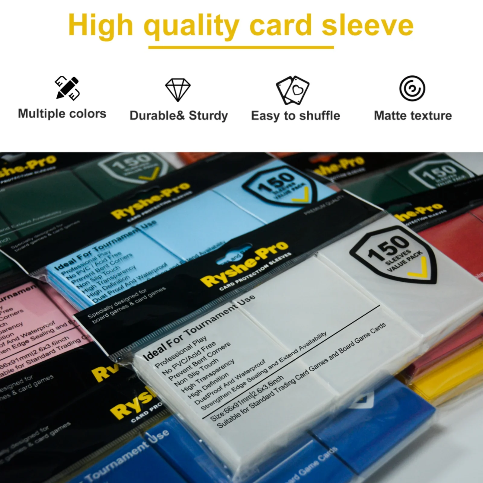 150Pcs 66*91mm Pelindung Kartu - Collector Card Sleeve ulasan dan harga