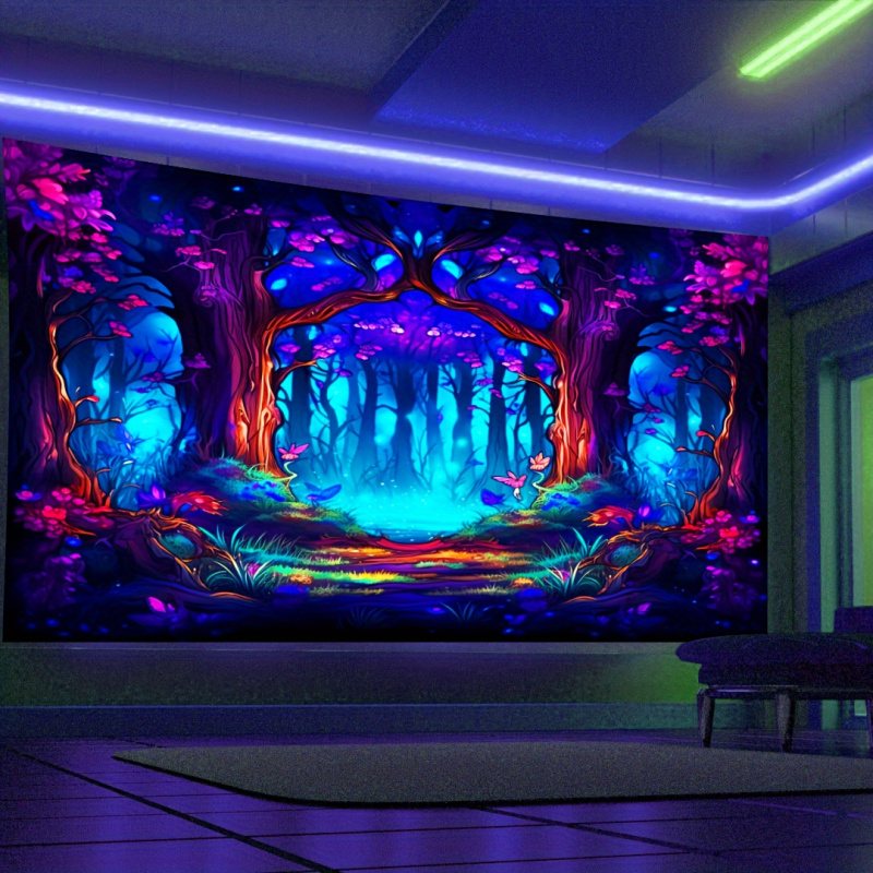 VIKAMA Permadani Dinding Hutan - Wall Scroll Tapestry ulasan dan harga