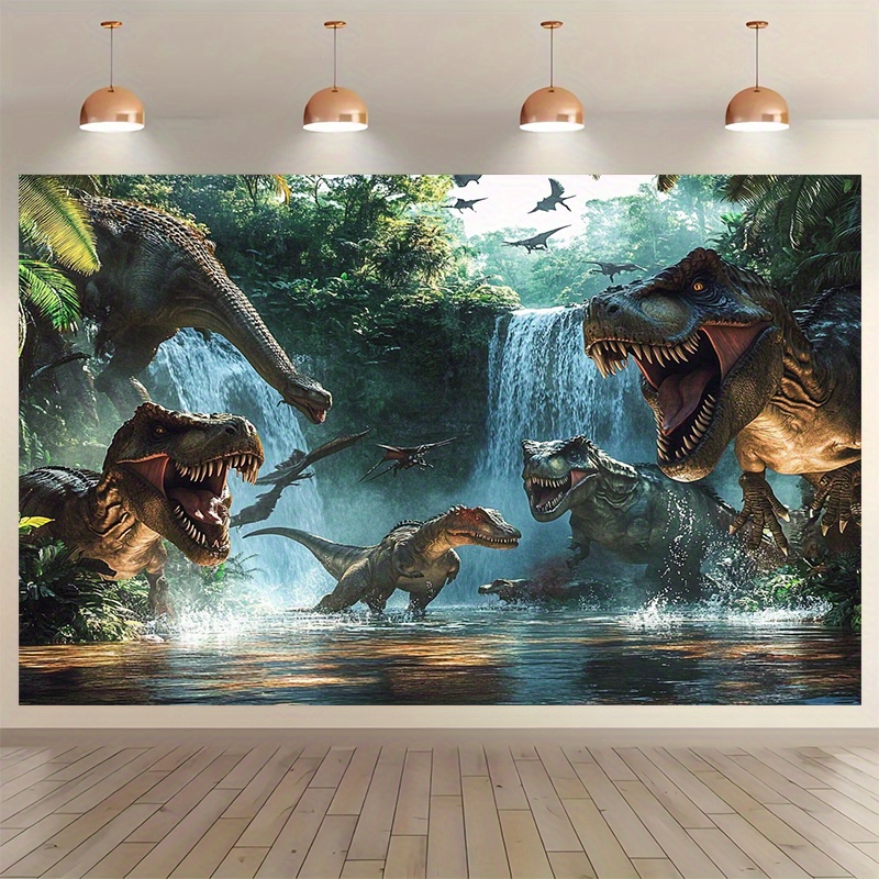 Permadani Petualangan Dinosaur - Wall Scroll Tapestry ulasan dan harga