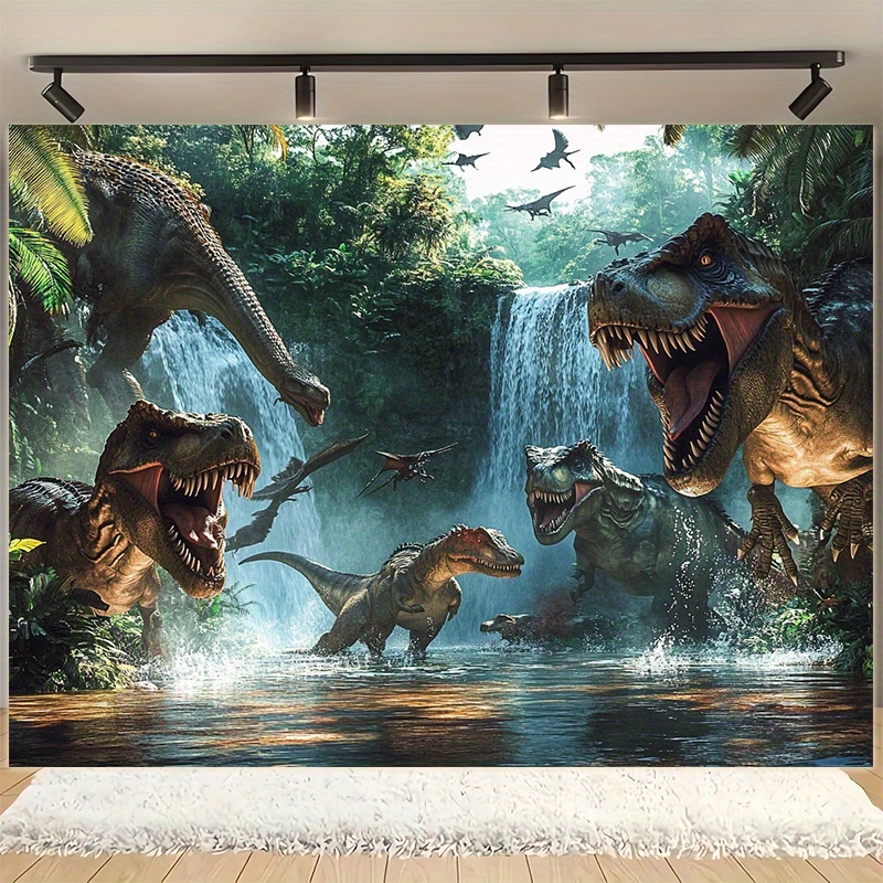Permadani Petualangan Dinosaur - Wall Scroll Tapestry ulasan dan harga