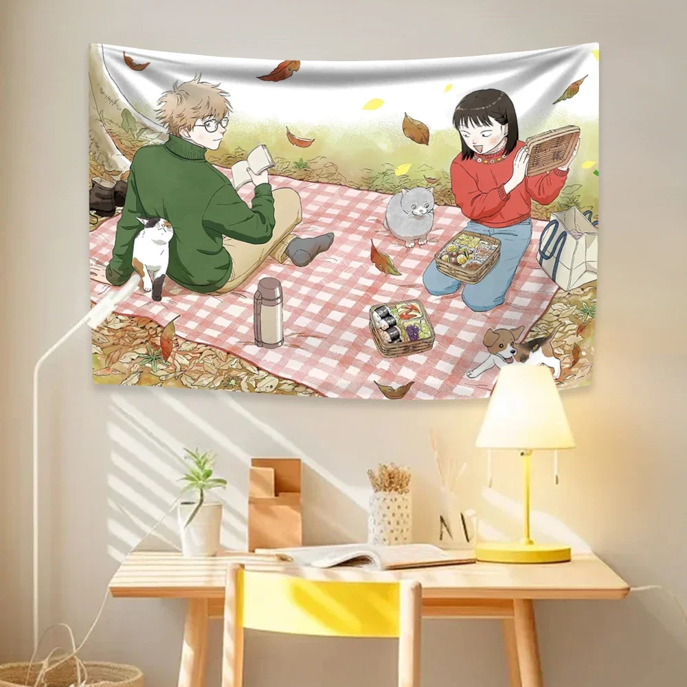 Kartun Jepang Anime Skip And L - Wall Scroll Tapestry ulasan dan harga