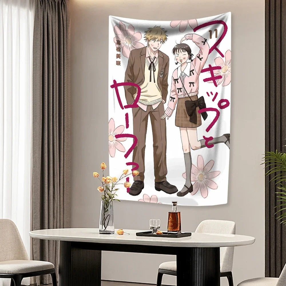 Kartun Jepang Anime Skip And L - Wall Scroll Tapestry ulasan dan harga