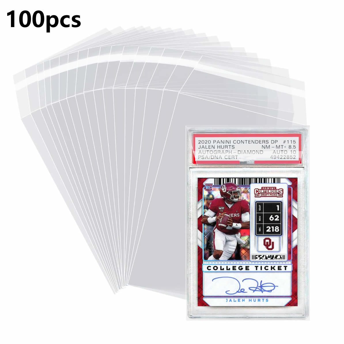 100 pcs Pelindung Kartu Untuk  - Collector Card Sleeve ulasan dan harga