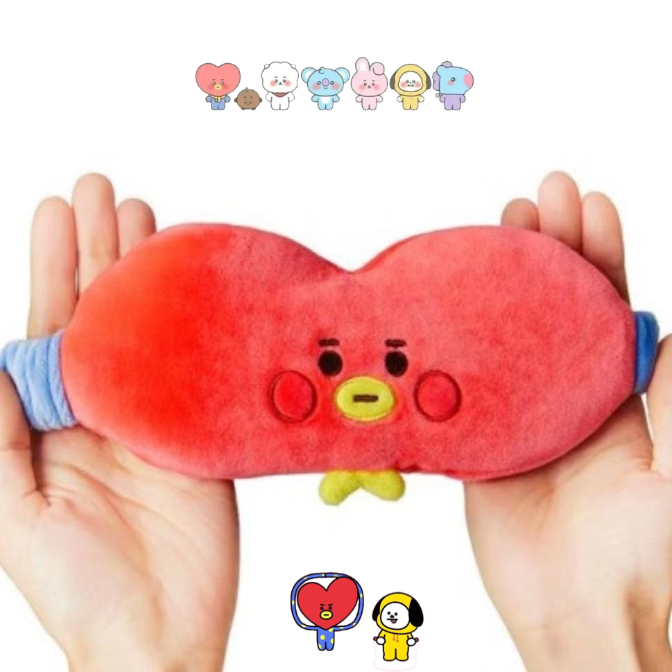 Masker mata boneka plush BT21  - Cute Anime Merchandise ulasan dan harga