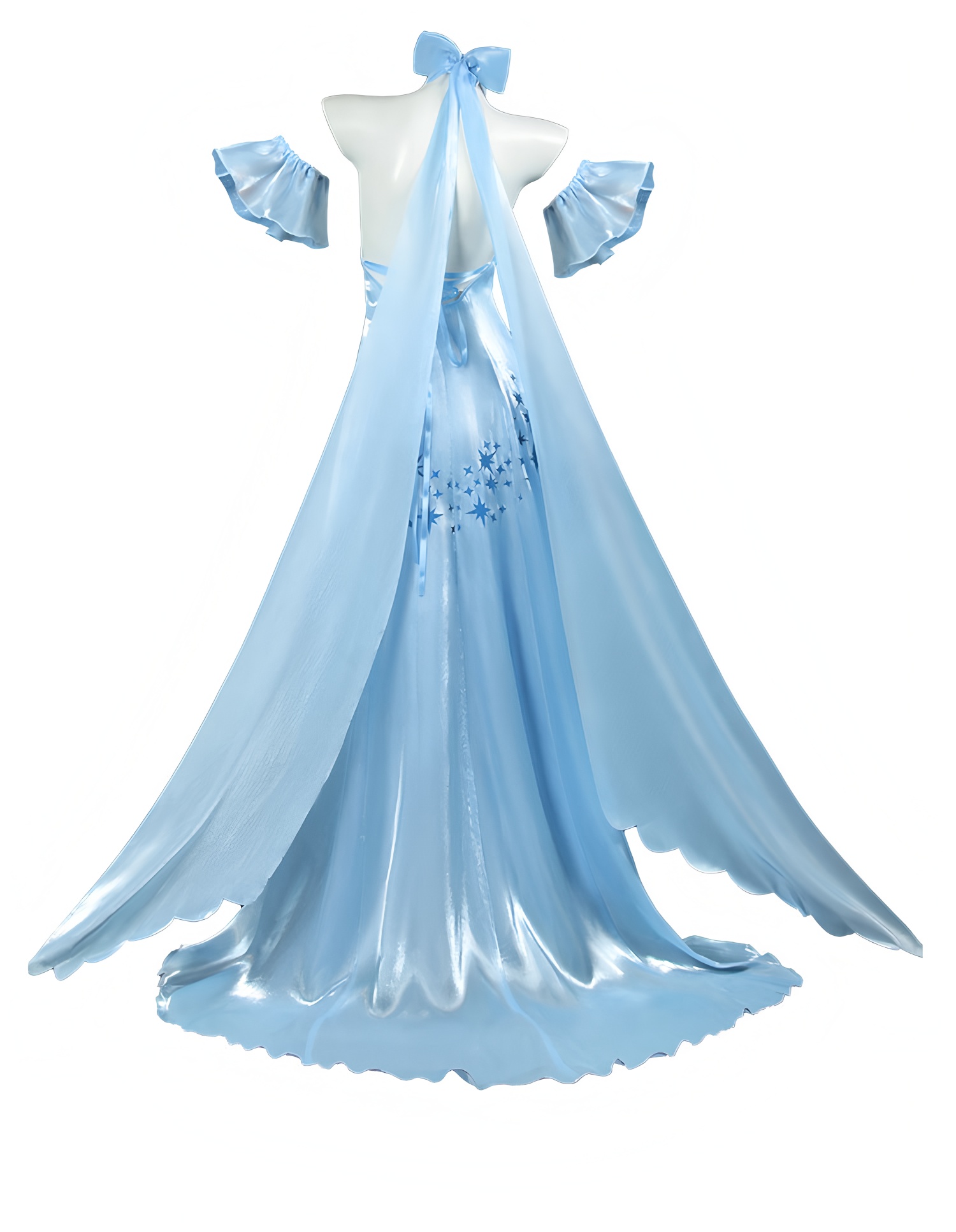 Kostum Cosplay Game Re:Zero Em - Anime Merchandise Dress ulasan dan harga