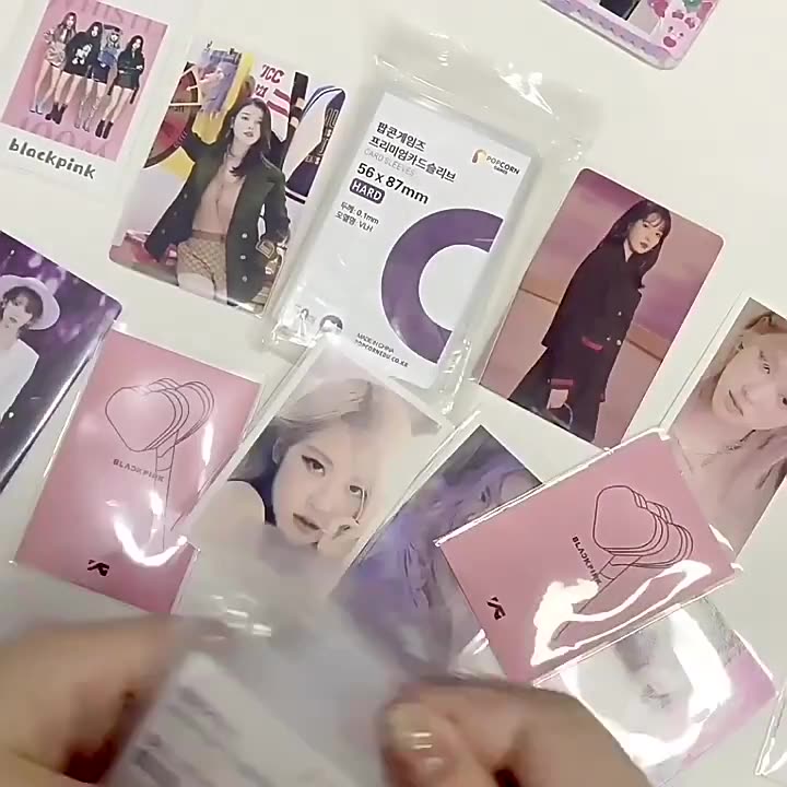Tempat kartu Korea, 50/100 bua - Collector Card Sleeve ulasan dan harga